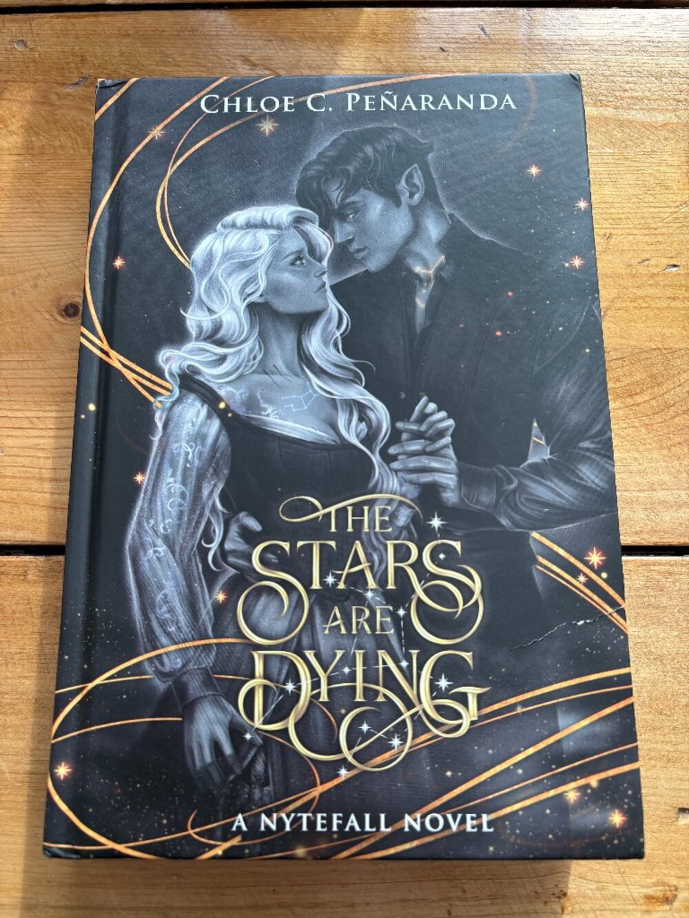 Hardcover-The Stars Are Dying by Chloe C. Peñaranda- A Nytefall Novel